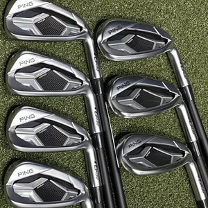 PING G430 Iron Set Black Dot 5-PW + 45* GW Graphite Alta CB Regular Flex MINT!