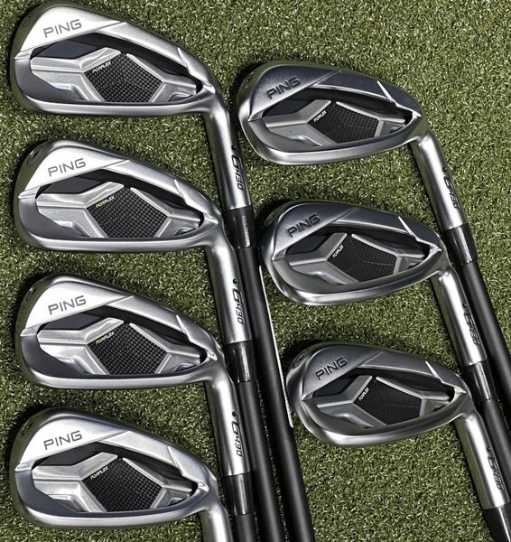 PING G430 Iron Set Black Dot 5-PW + 45* GW Graphite Alta CB Regular Flex MINT!