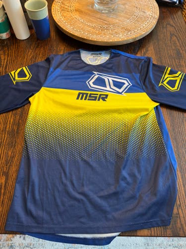 MSR Axxis Range Motocross Blue/Yellow set