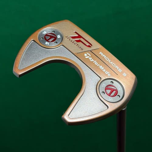 TaylorMade TP Collection Ardmore 3 Patina 34.5" Putter W/ Stability Tour & HC