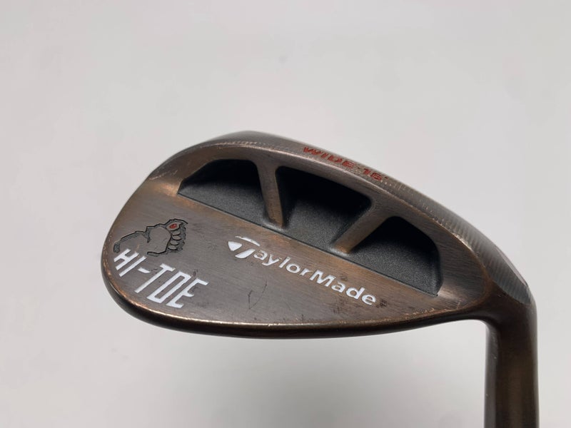 TaylorMade HI-TOE RAW Big Foot Lob Wedge LW 60* KBS Hi-Rev 2.0 Wedge Mens RH
