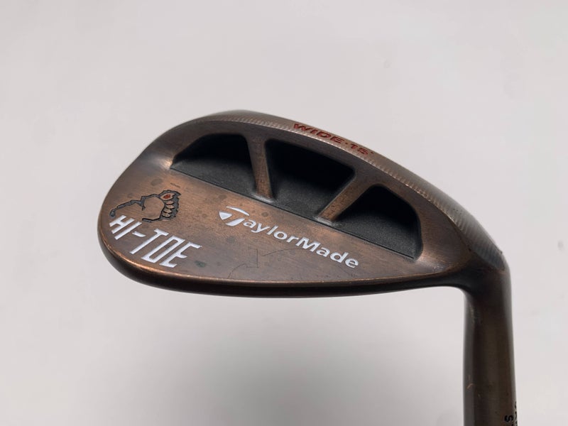 TaylorMade HI-TOE RAW Big Foot Lob Wedge LW 60* 15 KBS Hi-Rev 2.0 Wedge Mens RH