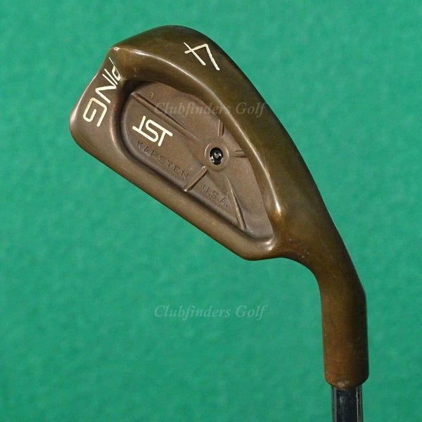 Ping ISI BeCu Copper Black Dot Single 4 Iron Karsten Z-Z65 Steel Stiff