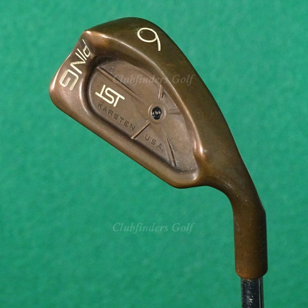 Ping ISI BeCu Copper Black Dot Single 6 Iron Karsten Z-Z65 Steel Stiff