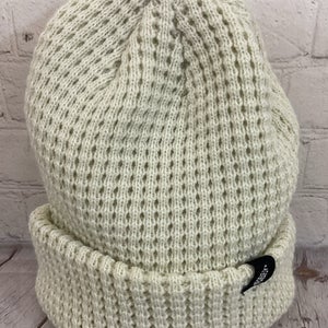 Free People Movement OB61201 Girl's COOL DOWN Beanie Ivory White