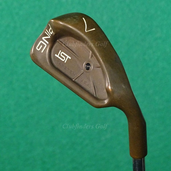 Ping ISI BeCu Copper Black Dot Single 7 Iron Karsten Z-Z65 Steel Stiff
