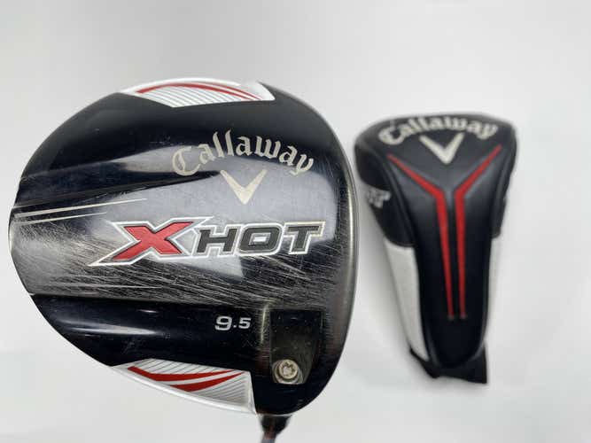 Callaway X Hot 2013 Driver 9.5* Project X PXv Stiff Graphite Mens RH HC Dents