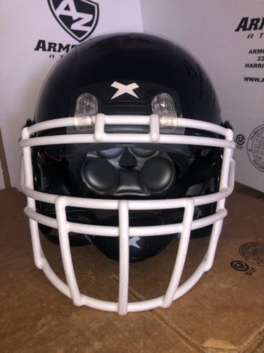 USED XENITH X2E+ YOUTH FOOTBALL HELMET - MEDIUM - NAVY