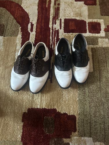 Men's Size M 10.5 (W 11.5) Footjoy Golf Shoes (Used)