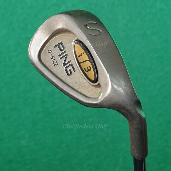 Ping i3 O-Size Green Dot SW Sand Wedge Cushin JZ Steel Regular