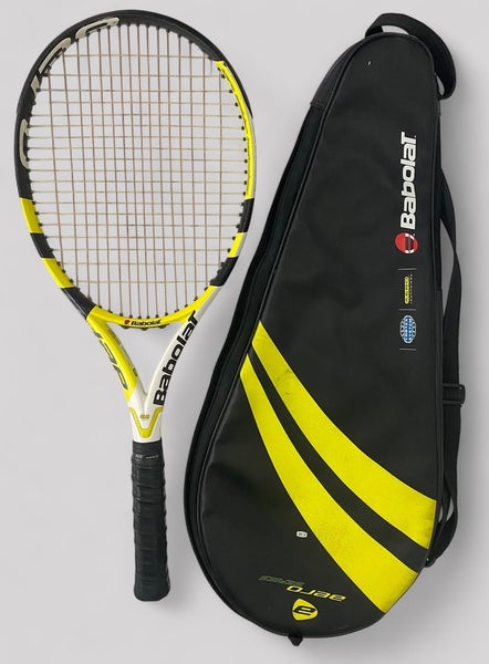 Babolat Aero Pro Drive Cortex 100 head 4 5/8 Grip Tennis Racquet 2007-2009 +Case
