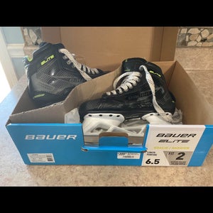 Bauer Elite Hockey Goalie Skates Wide Width 6.5 (Used)