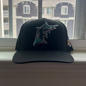 Florida Marlins 7 1/2 New Era Hat (Used)