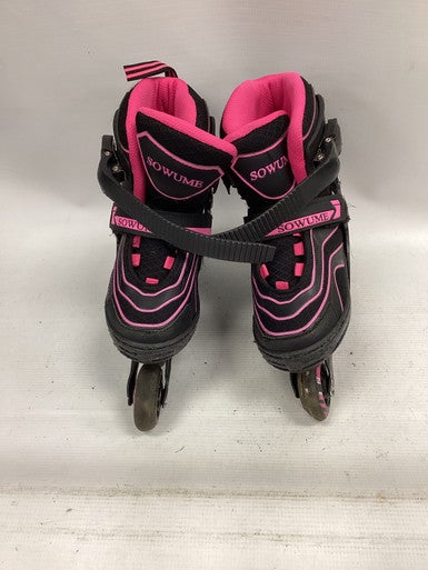 Used SOWUME Junior Rec Fitness Skates Black Adjustable 11851-S000034713