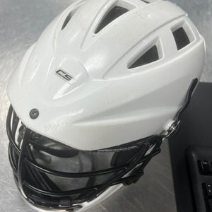Used Cascade CS Lacrosse Helmet White One Size 11497-S000150374