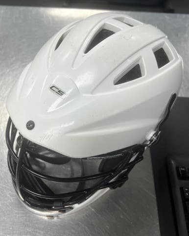Used Cascade CS Lacrosse Helmet White One Size 11497-S000150374