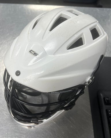 Used Cascade CS Lacrosse Helmet White One Size 11497-S000150374