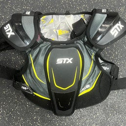 Used STX STALLION 200 Lacrosse Shoulder Pads Black MD 11497-S000150376