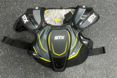 Used STX STALLION 200 Lacrosse Shoulder Pads Black MD 11497-S000150376