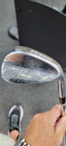 Used Cleveland 588 TA 56 Golf Wedge Mens RH Sand Wedge 11497-S000150362