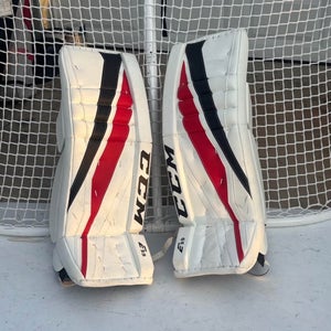 34"  CCM Goalie Leg Pads Like New ( Powered By Lefevre Used)