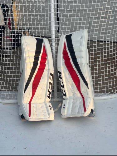 34" CCM Goalie Leg Pads Like New ( Powered By Lefevre Used)