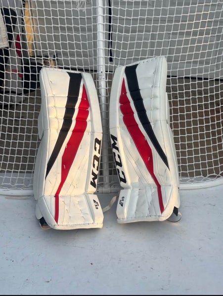 34"  CCM Goalie Leg Pads ( Powered By Lefevre Used)