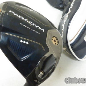 Callaway Paradym Triple Diamond Driver 8° Mitsubishi MMT 80 X-Flex +Cover