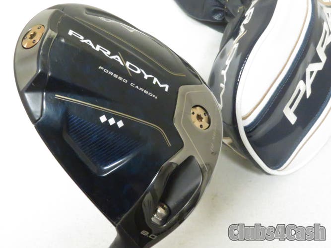 Callaway Paradym Triple Diamond Driver 8 Mitsubishi MMT 80 X-Flex +Cover
