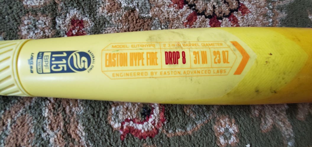 Easton Hype Fire Composite USSSA Certified Bat 23 oz 31" (Used)