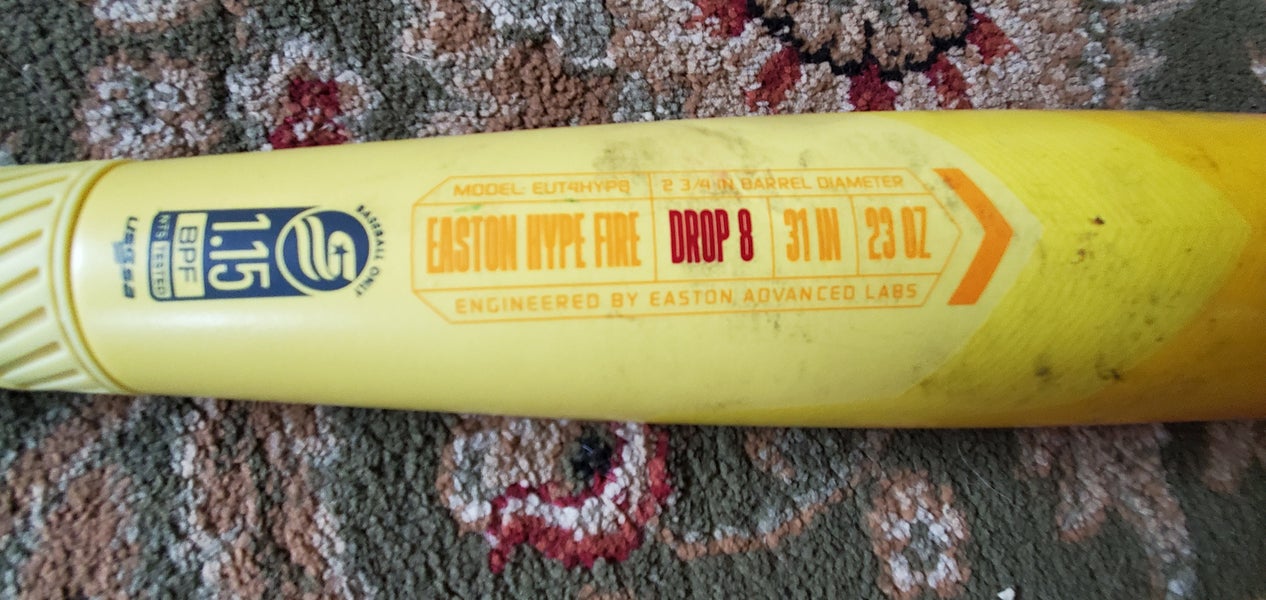Easton Hype Fire Composite USSSA Certified Bat 23 oz 31" (Used)