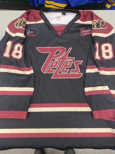 Peterborough Petes AAA mens large game jersey