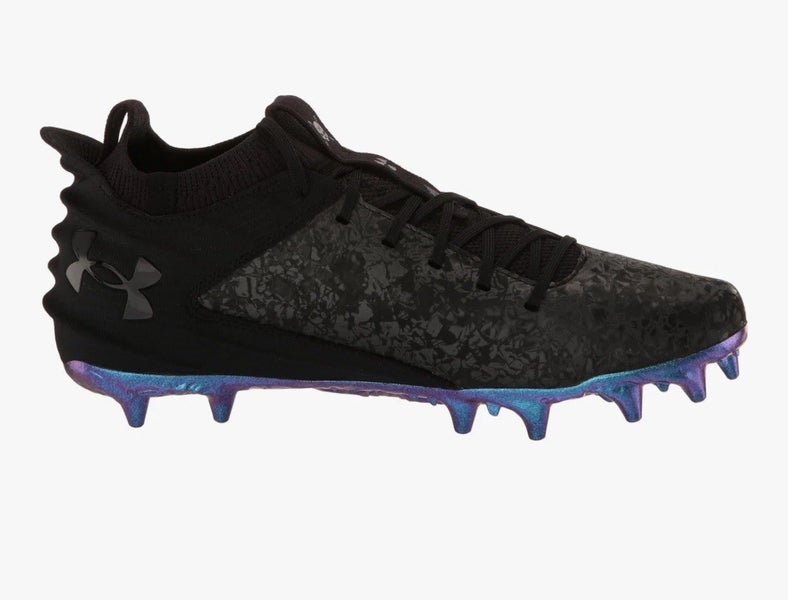 Under Armour Blur Smoke 2.0 MC Football Cleats Black Men's size 12 *BRAND NEW*