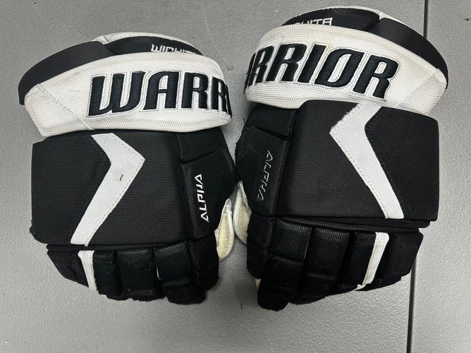 Warrior 14” Pro Stock Alpha Pro Gloves Black HTX1188