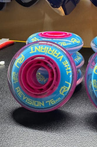 Revision Variant 8 Pack Inline roller Hockey Wh eels Hilo 80mm 76mm