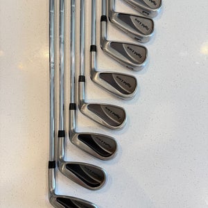 Men's Adams Tight Lies Right Handed Iron Set Regular Flex 8 Pieces Steel Shaft (Used)