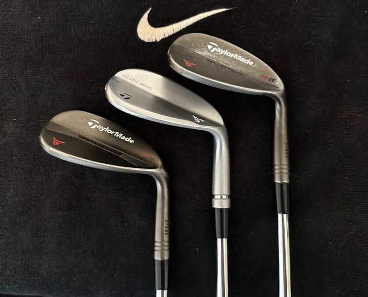 TaylorMade Milled Grind Wedge Set - Raw MG4 56* 9/10 Condition + [MG]52*, 60*