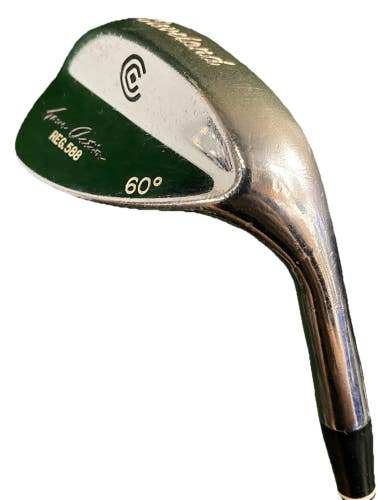 Cleveland Tour Action Reg 588 Chrome Lob Wedge 60* RH Stiff Steel 34.5" New Grip