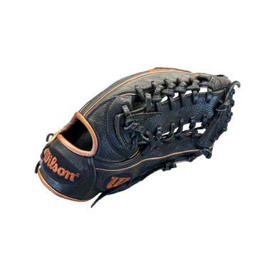 Used Wilson A1000 BB/SB Glove RH Throw Black 12 1/2" 10299-S000297906