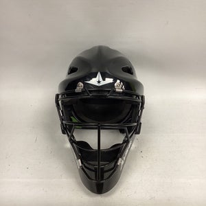 Used All Star CATCHER MASK Catchers Helmet w/Mask Black MD 11851-S000034692