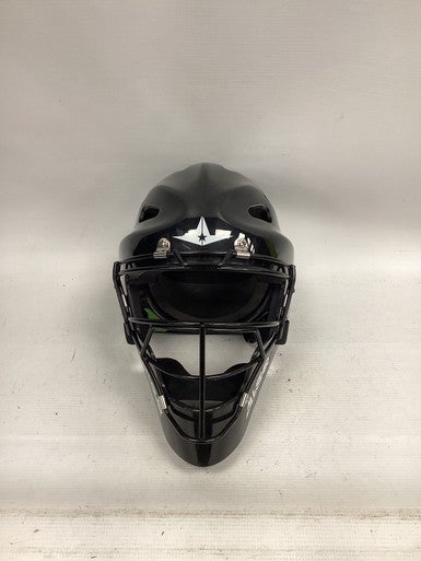 Used All Star CATCHER MASK Catchers Helmet w/Mask Black MD 11851-S000034692