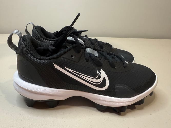 Size 3.5Y Youth Nike Force Trout 9 Pro MCS GS Black Baseball Cleats