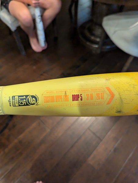 2023 Easton Hype Fire Composite USSSA Certified Bat (-5) 26 oz 31" (Used)