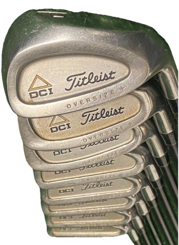 Titleist DCI Gold Oversize+ Iron Set 3-PW RH Regular Graphite 5i 38" Good Grips