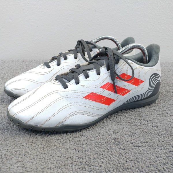 Adidas Copa Sense.4 Indoor Soccer Shoes Mens Size 9.5 Low Top White Gray