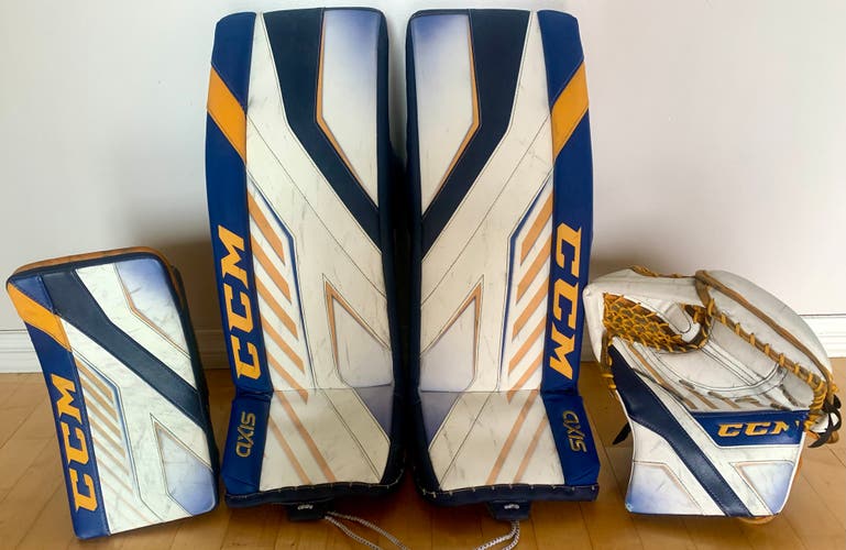 30" CCM AXIS PRO Intermediate Regular Goalie Full Set