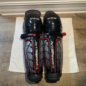 Senior CCM JetSpeed FT370 16" Shin Pads (New)