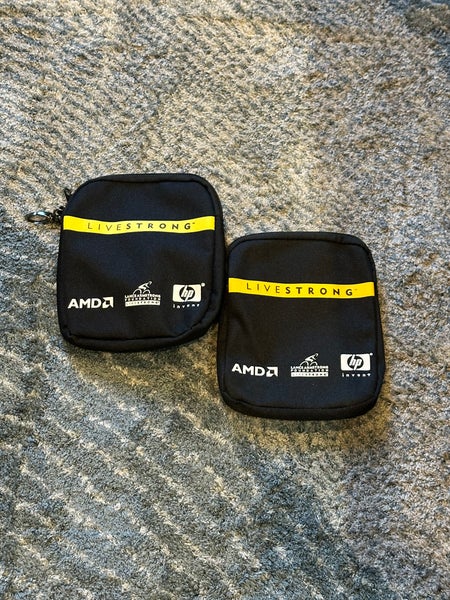Livestrong black pouch. Set of two