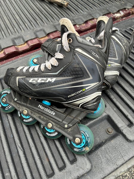 CCM Ribcor 70K Inline Skates Extra Wide Width Size 8 (Used)