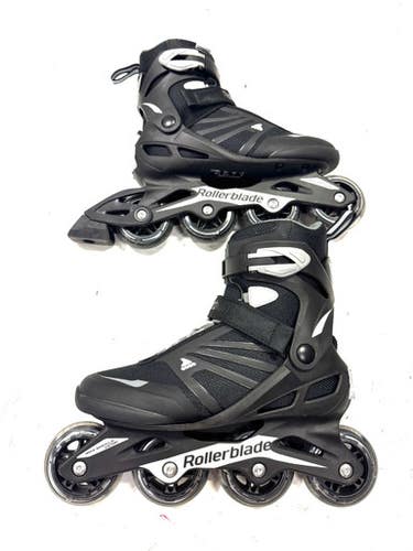 Used Rollerblade ZETRA BLADE Senior Rec Fitness Skates Black Senior 8 11860-S000294331